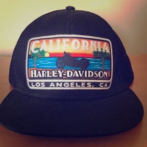 HARLEY-DAVIDSON flat brim SnapBack
